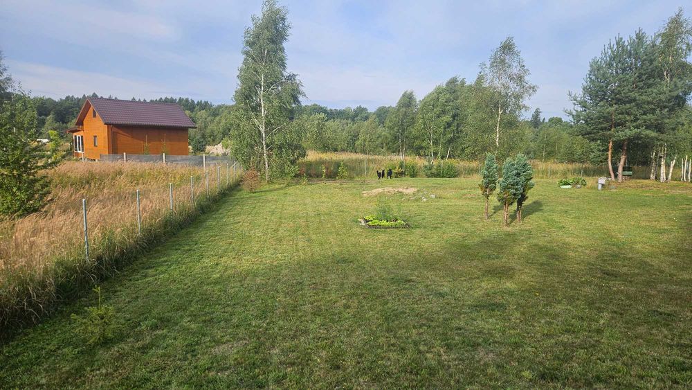 Piekna dzialka rekreacyjna o powierzchni 1500 m², urzadzona na wzniesieniu z garazem, pradem - Widok 2