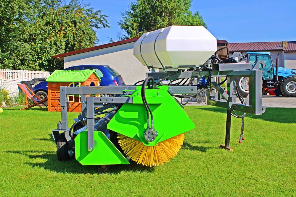 NOWA Zamiatarka do kostki drogowa 1.2m 1.4m 1.5m 1.6m 1.8m 2m 2.4m Zamiatarka do wózka ciągnika traktorka Zamiatarka drogowa hydrauliczna na WOM ABRA