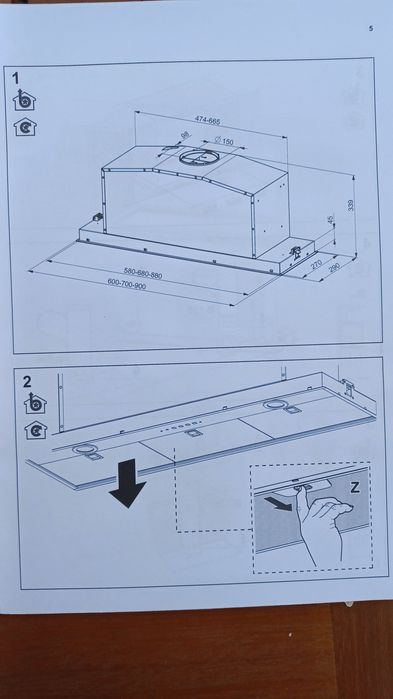 Okap Franke FBI FLUSH 702 XS