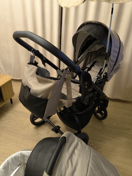 Wózek dziecięcy bebetto holland 2w1 spacerówka gondola jak nowy beżowy