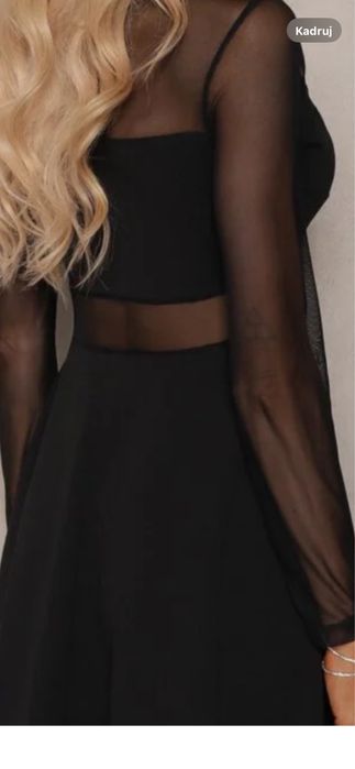 Czarna sukienka mini S/M