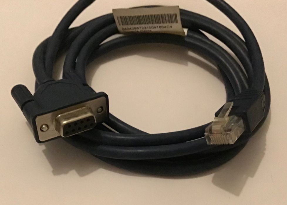 Cabo serial DB9 femea para RJ45