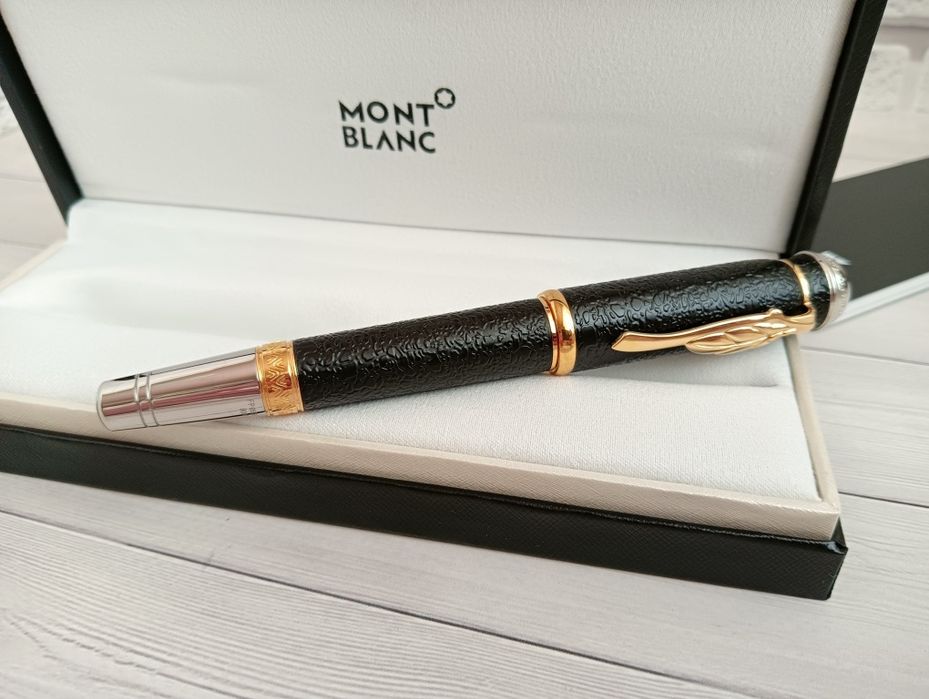 Кулькова металева ручка ролер Montblanc Johann Goethe series
