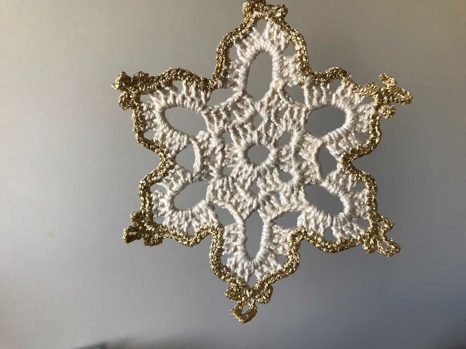 Flocos de Neve em crochet