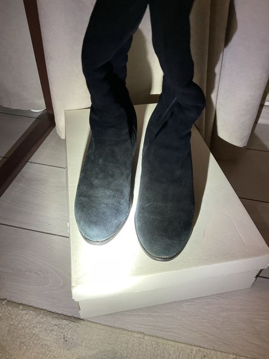 Чобітки жіночі зимові замшеві Renzoni сапожки 40 розмір