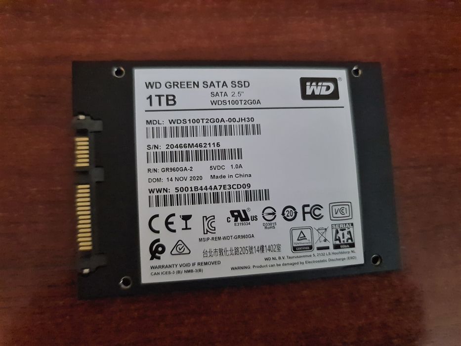 Ssd wd green 1tb