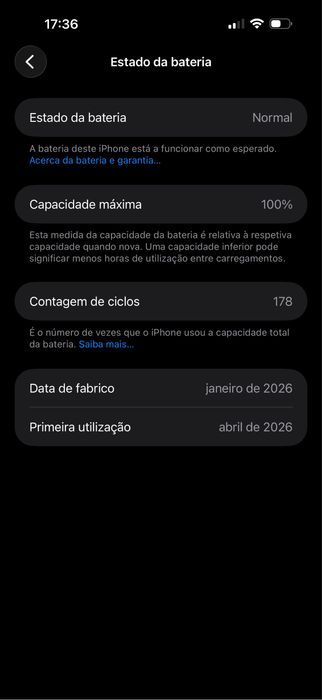 Iphone 16 Pro Max Preto 256GB - 100% estado da bateria + capa Quadlock original