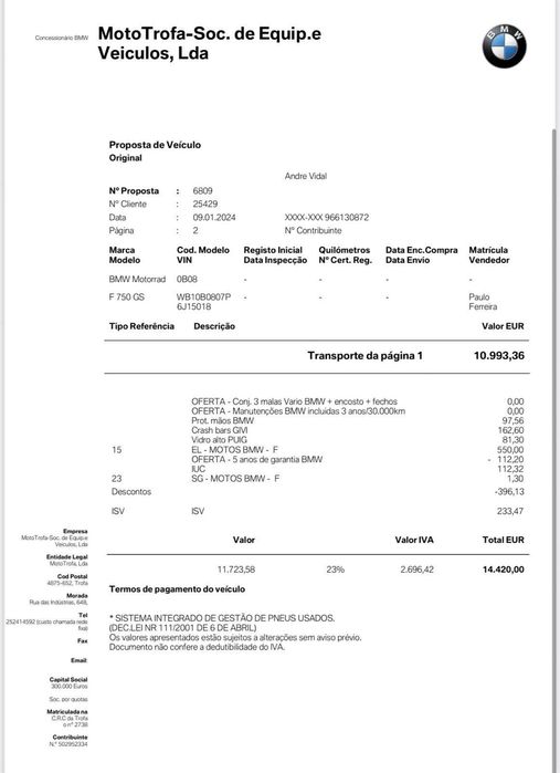 BMW Motorrad F 750 GS 02/2024