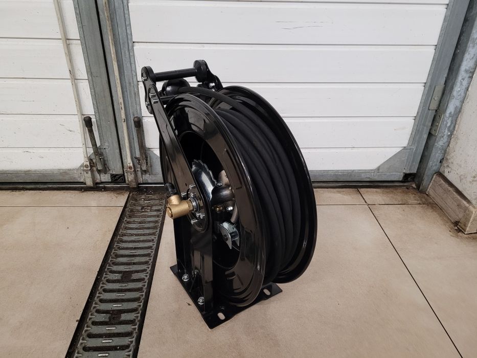 Zwijak Automatyczny Bęben z wężem ciśnieniowym 20m do myjek karcher