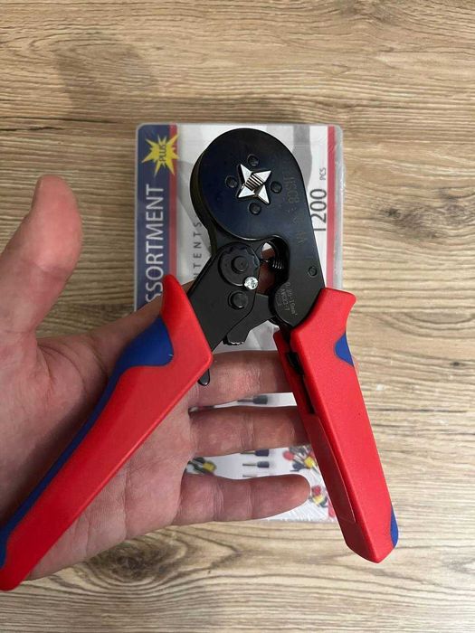Крімпер HSC8 6-4A професійний 4-кулачковий для обжимки дротів