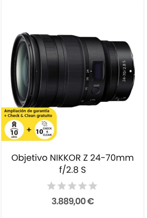 Nikkor Z 24-70mm f/2,8 S