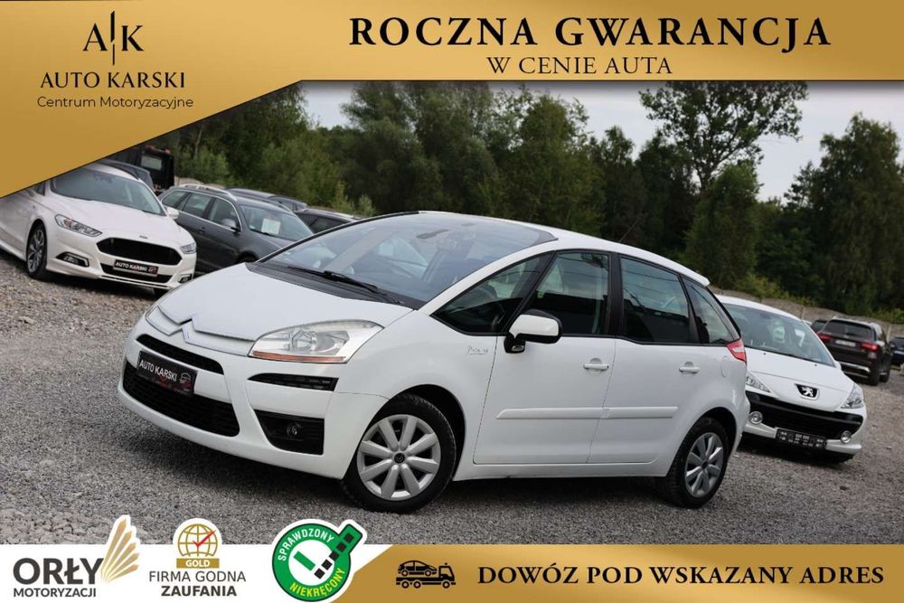 Citroën C4 Picasso 1.6 120KM NISKI PRZEBIEG!*Klimatronic*Wielofunkcja*Tempomat*3xIsofix