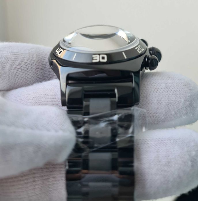 Чоловічий годинник Reef Tiger RGA703 Black Bubble Automatic Skeleton