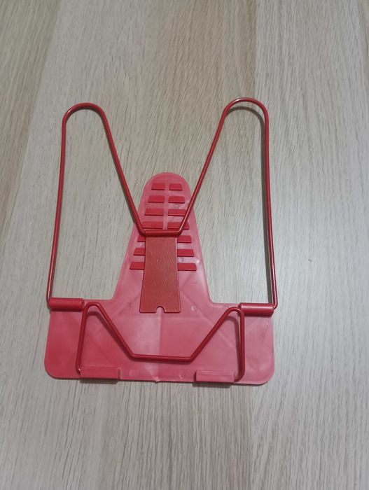 Suporte de Livros vermelho