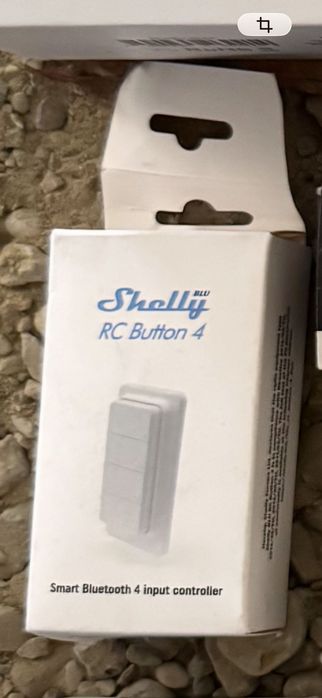 Shelly BLU RC Button 4 — беспроводной пульт для умного дома (4 кнопки)
