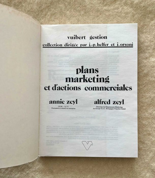 Plans Marketing de Alfred Zeyl