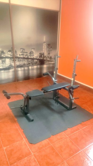 Banco de Supino + Pernas - monta já o teu ginásio em casa!