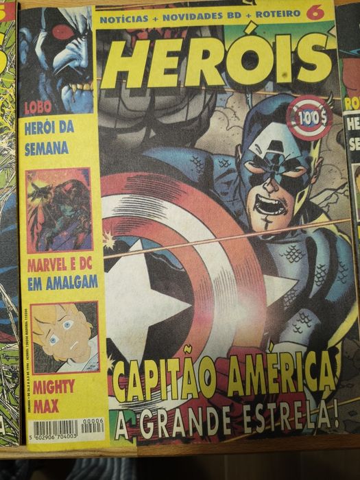Coleção Revista HERÓIS (1996) – N.º 1 a 7 – Marvel, DC, Batman, X-Men