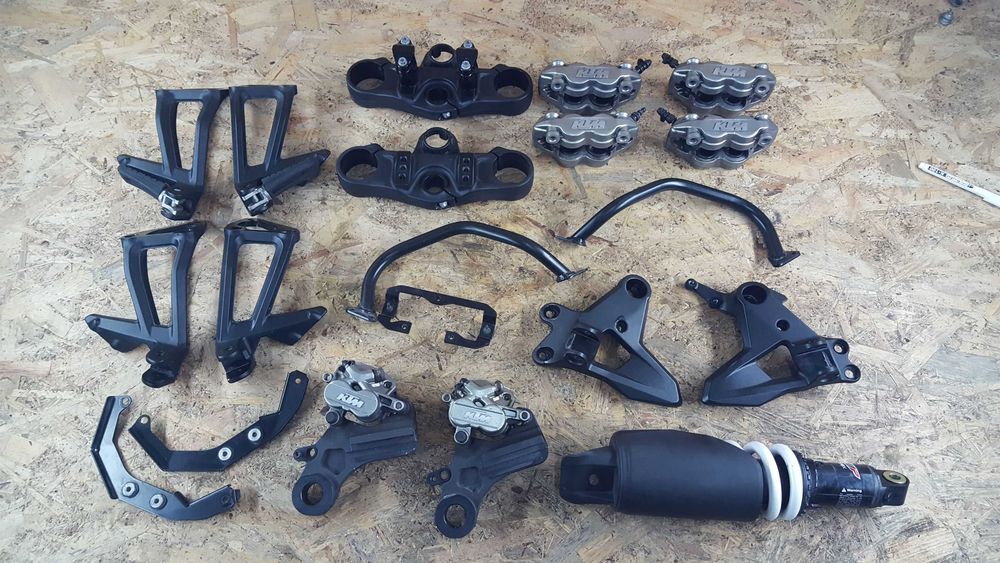 KTM 790 Adventure 890 lagi polka wahacz kierownica stelaz mocowanie set pompa podnozek