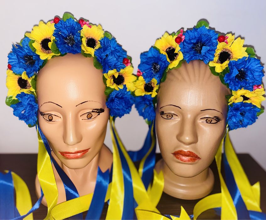 Вінок жовто-блакитний віночок український