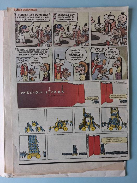 Tiras de LAERTE e ANGELI publicadas no jornal Público (anos 90)