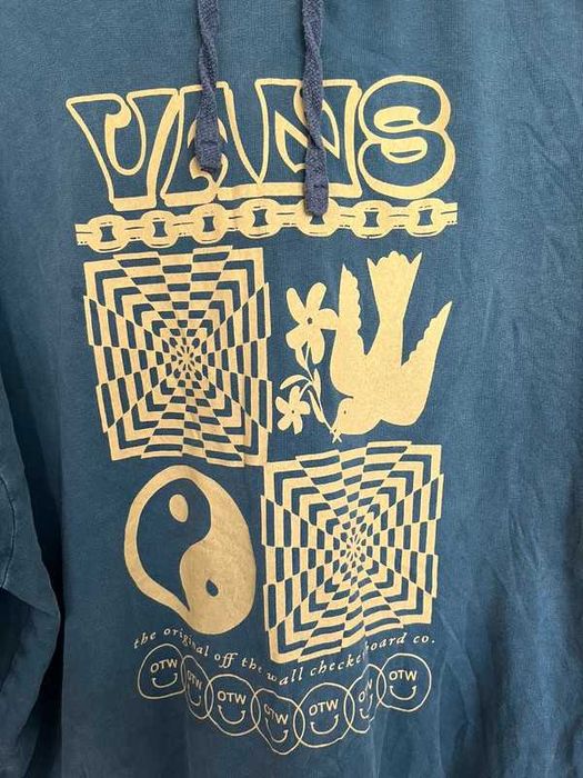 bluza oversize męska z kapturem Vans S