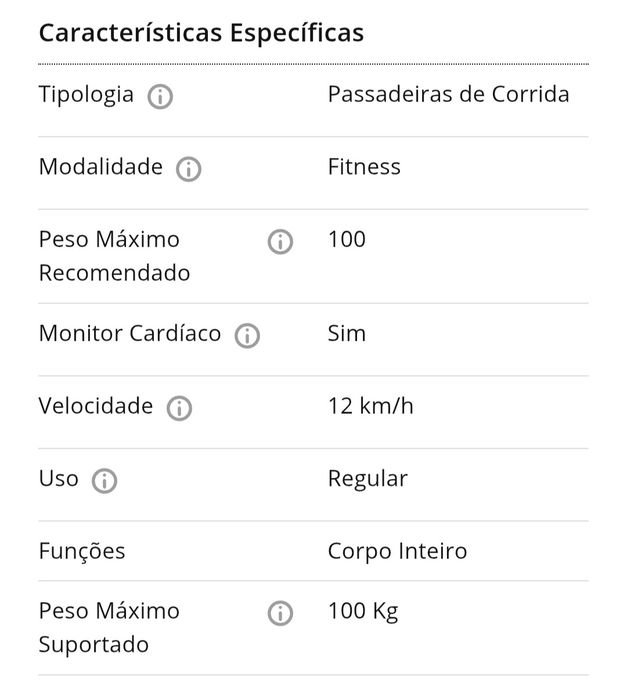 Passadeira de Corrida BODYTONE DT12+