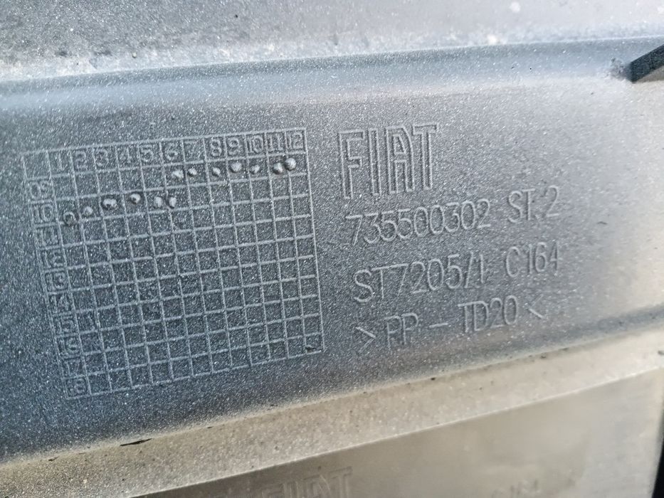 Parachoques Fiat Punto Evo para choques 2010