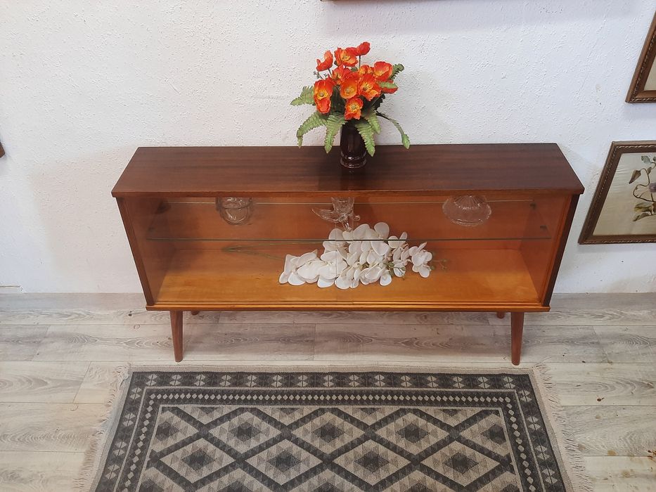 Komoda / witryna vintage PRL lata 60/70
