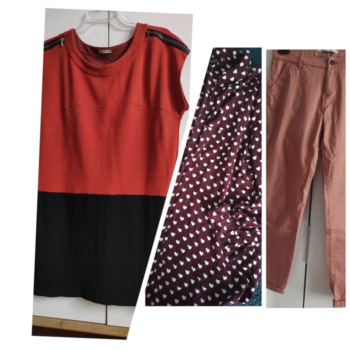 Paczka: Spodnie,,Only+kombinez,,GARAGE+bluzki,Atmosphere,NewLo/38 M-40