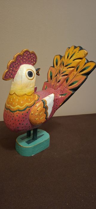 Ptaszek rzeźba ludowa