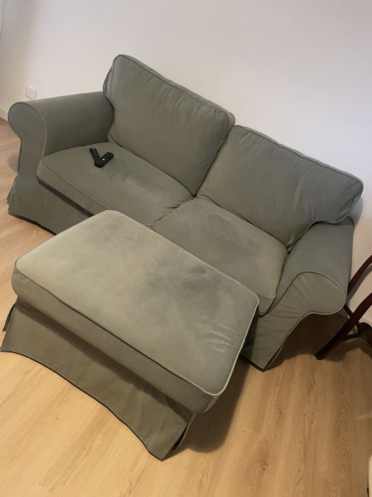 Sofá ikea verde veludo