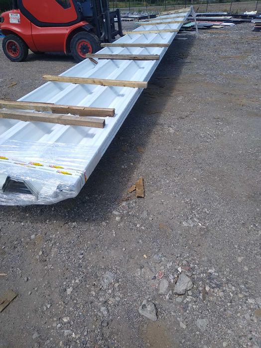 Blacha trapezowa T-130 ral 9010 biała gr.0,75 mm