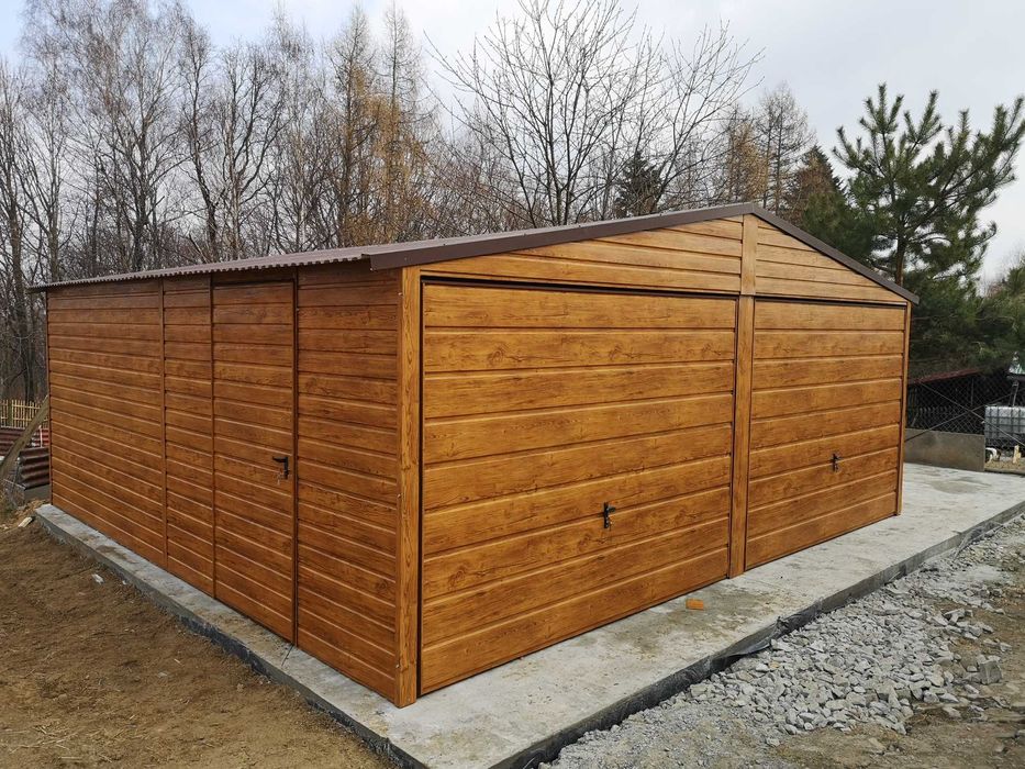 Producent garaży blaszanych, każdy wymiar, profil zamknięty PROMOCJA