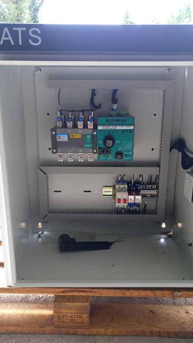 Quadro ATS p/geradores 1500rpm 100A trifásico refª ATS1-100A