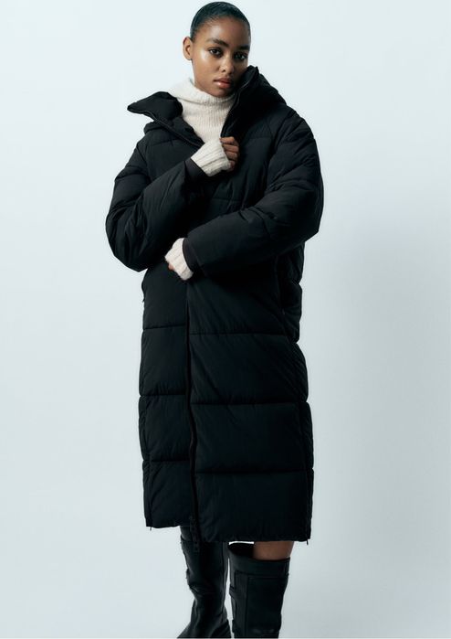 Куртка пальто пуховик zara розмір м