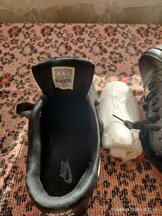 Мужские кроссовки Nike Air Force Черные