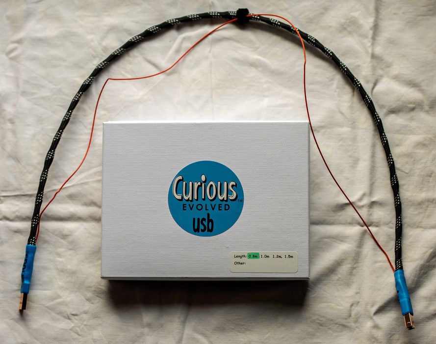Curious Cables Evolved Hi-End USB Kabel 0.8m