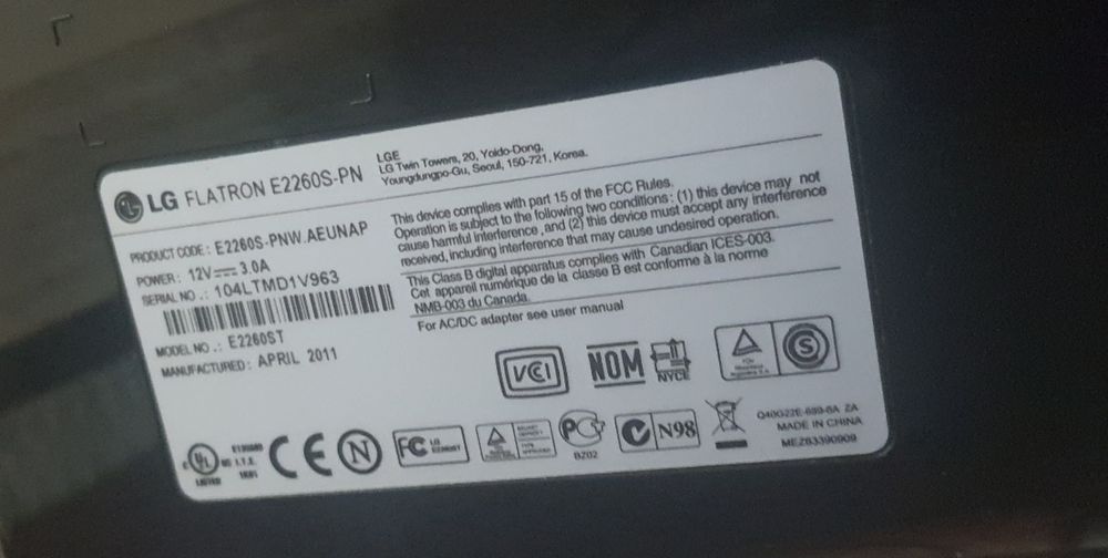Монітор LG flatron