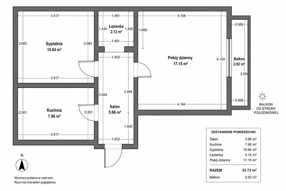 Bohaterów Warszawy/ 1 piętro/ do remontu/ 47,35m2/