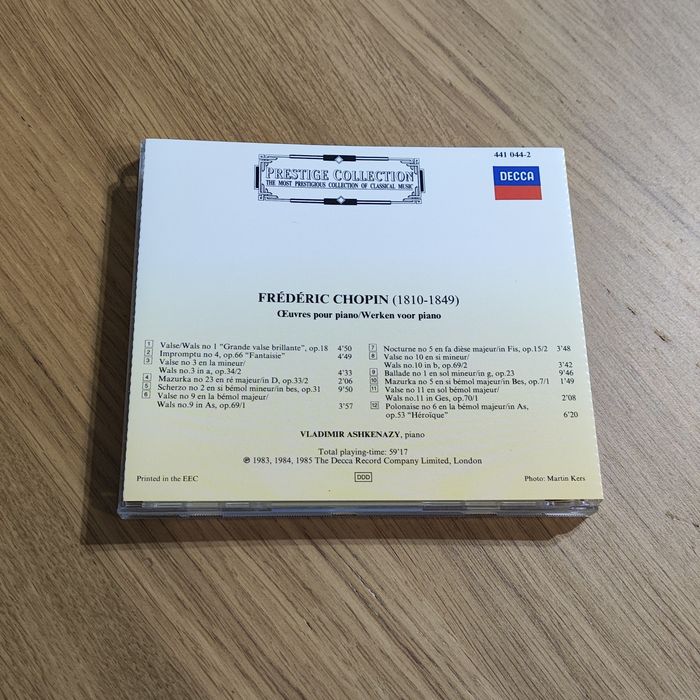 Prestige Collection Chopin Favourite Piano Pieces