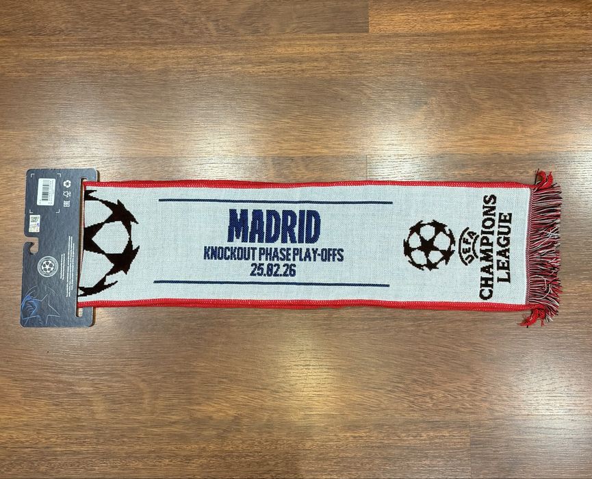 Cachecol do jogo Benfica X Real Madrid