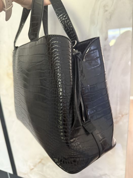 Torebka Reserved czarna shoperka