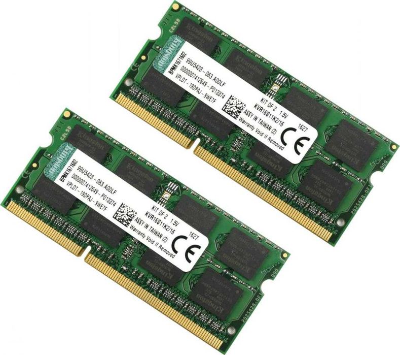 Pamięć RAM do Laptopa Kingston SODIMM KVR16S11K2 DDR3 16GB 1600MHz /16