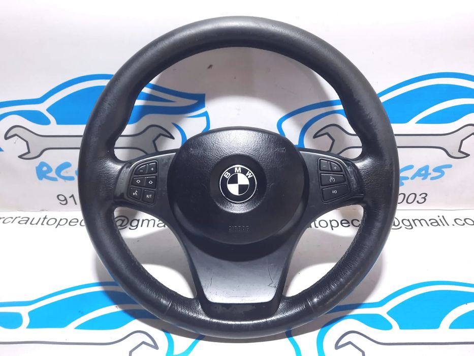 VOLANTE GUIADOR COMPLETO BMW X5 E53 32346751178 6751178 PELE AIRBAG