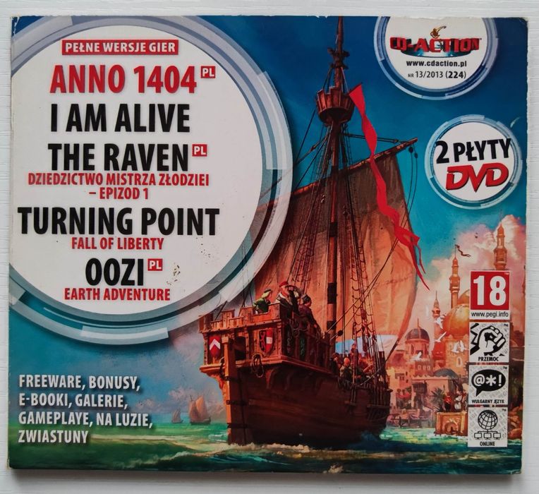 Gra CD-Action 224 ANNO 1404 I AM Alive The Raven Turning Point OOzi PC