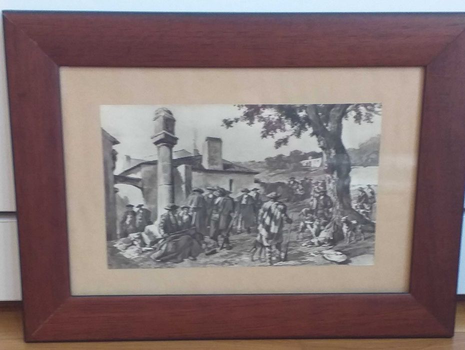 5 Screen Prints/Canvases/Engravings with Frames and Matting64729626912771123