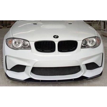 LIP SPOILER DA FRENTE PALA ABA LÂMINA AVENTAL LÁBIO FRONTAL BMW SÉRIE 1 E81 E82 E87 E88 LOOK M2 M PERFORMANCE M2 COMPETITION PARA 3 E 5 PORTAS NOVO