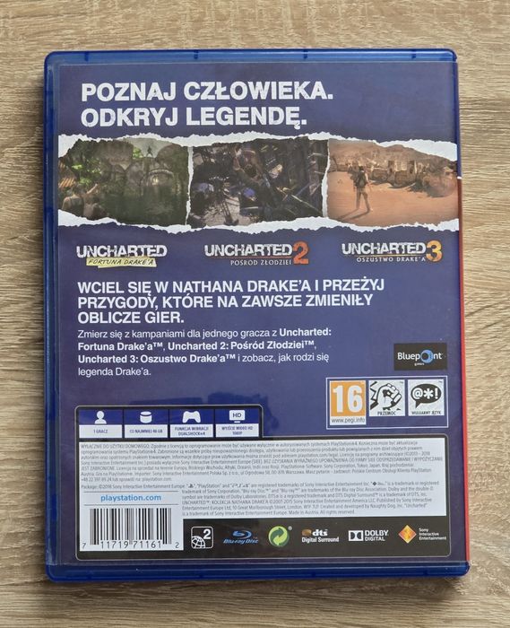 Uncharted Kolekcja PS4