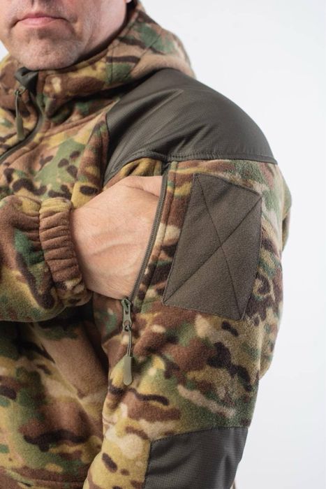 ‼️Тактична флісова кофта G10 Military мультикам